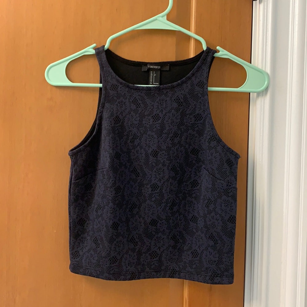 forever 21 black tank